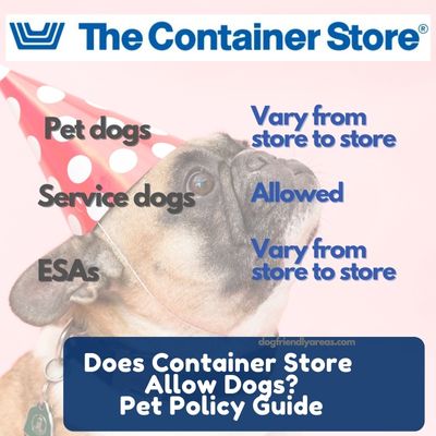 Does Container Store Allow Dogs