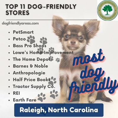 11 Most Dog Friendly Stores Raleigh, North Carolina