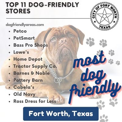 11 Most Dog Friendly Stores in Fort Worth, Texas