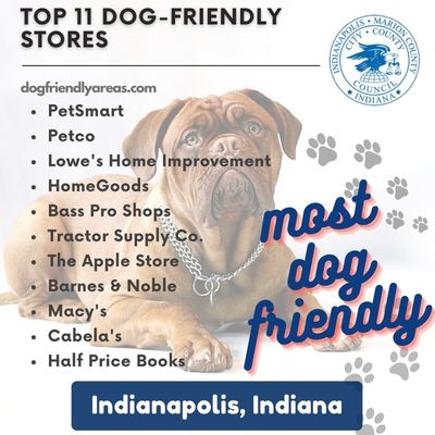 11 Most Dog Friendly Stores in Indianapolis, Indiana