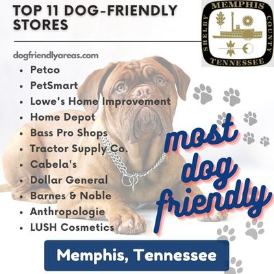 11 Most Dog Friendly Stores in Memphis, Tennessee