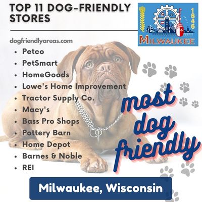 11 Most Dog Friendly Stores in Milwaukee, Wisconsin