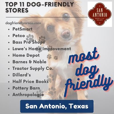 11 Most Dog Friendly Stores in San Antonio, Texas