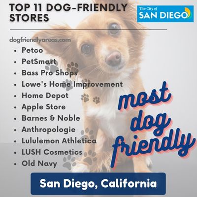 11 Most Dog Friendly Stores in San Diego, California