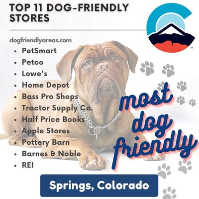 11 Most Dog Friendly Stores in Springs, Colorado