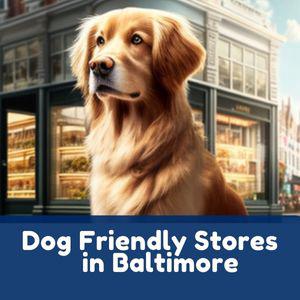 are dogs allowed in stores in maryland