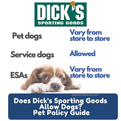 Does Dick's Sporting Goods Allow Dogs