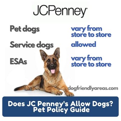 Does JC Penneys Allow Dogs