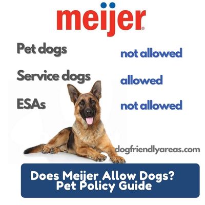 Does Meijer Allow Dogs