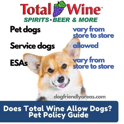 Does Total Wine Allow Dogs